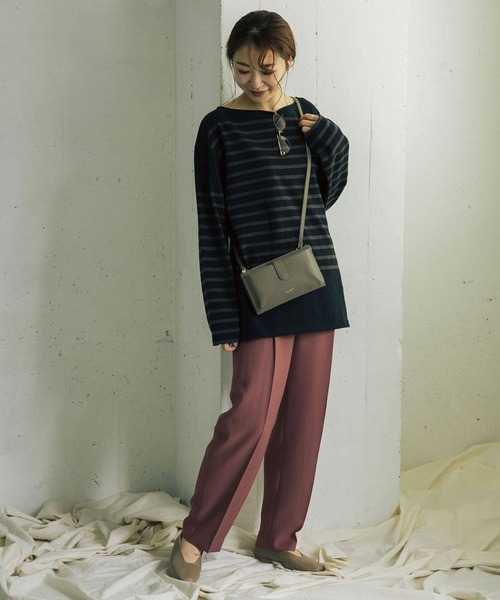 URBAN RESEARCH ROSSO（アーバンリサーチロッソ）の「カラーセンタープレスパンツ（その他パンツ・レディース・チャコールグレー/グリーン系その他/ピンク系その他・38/36）」の8枚目の写真