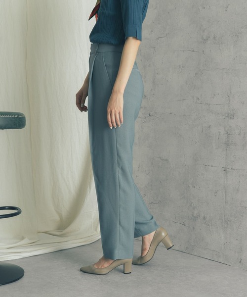 URBAN RESEARCH ROSSO（アーバンリサーチロッソ）の「カラーセンタープレスパンツ（その他パンツ・レディース・チャコールグレー/グリーン系その他/ピンク系その他・38/36）」の10枚目の写真