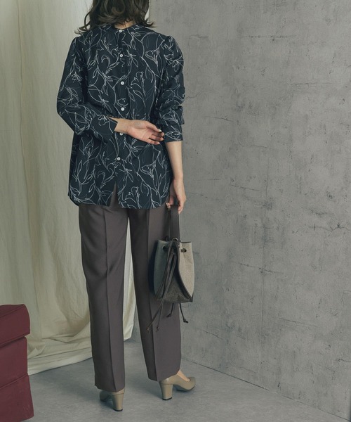 URBAN RESEARCH ROSSO（アーバンリサーチロッソ）の「カラーセンタープレスパンツ（その他パンツ・レディース・チャコールグレー/グリーン系その他/ピンク系その他・38/36）」の19枚目の写真