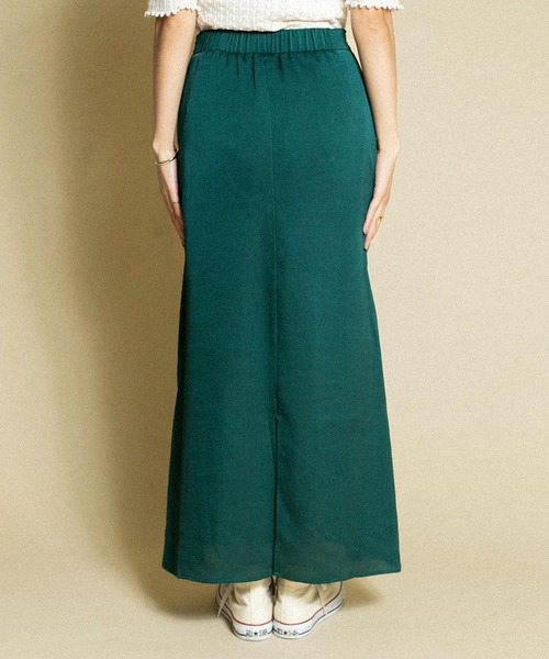 KBF（ケイビーエフ）の「Aラインロングスカート（スカート・レディース・ブラウン/グリーン/ベージュ系その他・ONE）」の14枚目の写真