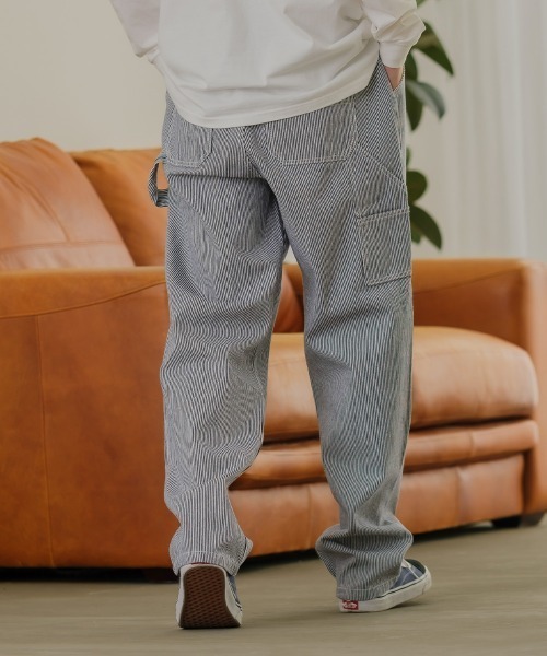 improves(インプローブス)の「バルーンシルエット イージー ペインターパンツ(デニムパンツ・メンズ・オフホワイト/ブルー系その他/ワンウォッシュ/サックスブルー・MEDIUM/LARGE)」の22枚目の写真