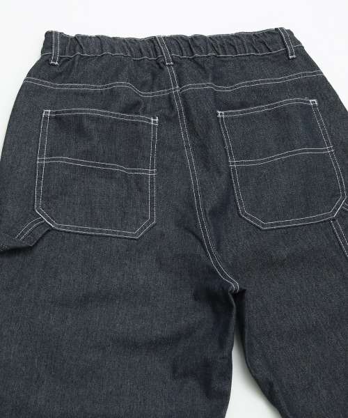 improves(インプローブス)の「バルーンシルエット イージー ペインターパンツ(デニムパンツ・メンズ・オフホワイト/ブルー系その他/ワンウォッシュ/サックスブルー・MEDIUM/LARGE)」の7枚目の写真