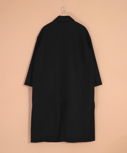 OMNIGOD（オムニゴッド）の「[OMNIGOD womens / オムニゴッド] メルトン ストアーズコート（ステンカラーコート・レディース・ブラック/ブラウン・FREE）」の22枚目の写真