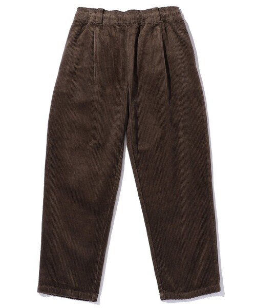 FREAK'S STORE（フリークスストア）の「【ワッペン付属】タックテーパード イージーパンツ/コーデュロイ/チノ（チノパンツ・メンズ・レオパード/その他15/ゴールド/ライトグレー/インディゴブルー/その他9/オフホワイト/ナチュラル/ネイビー/ブラウン/ダークブラウン/オリーブ/チャコールグレー/キャメル/ブラック/ベージュ/グレー・SMALL/MEDIUM/LARGE）」の7枚目の写真