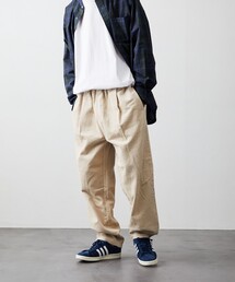FREAK'S STORE | 【ワッペン付属】タックテーパード イージーパンツ(チノパンツ)