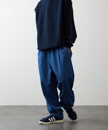 FREAK'S STORE | 【ワッペン付属】タックテーパード イージーパンツ(チノパンツ)