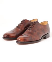 Tricker's 8042/2 / LEATHER SOLE / FULL BROGUE SLIP-ON SHOES