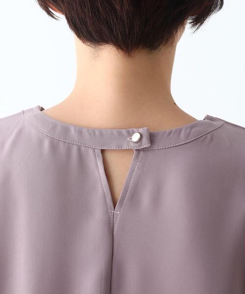 DRESKIP(ドレスキップ)の「◆前後2WAY キーネック7分袖ブラウス(シャツ/ブラウス・レディース・ブラック/ナチュラル/ピンク系・02/04/03)」の8枚目の写真