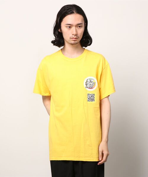 fridge(フリッジ)の「【NEW YOAKE POST】ニューヨアケポスト SET FREESS TEE(Tシャツ/カットソー・メンズ・イエロー・LARGE/X-LARGE/SMALL/XXL)」の1枚目の写真