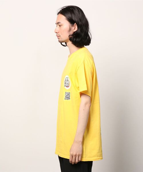 fridge(フリッジ)の「【NEW YOAKE POST】ニューヨアケポスト SET FREESS TEE(Tシャツ/カットソー・メンズ・イエロー・LARGE/X-LARGE/SMALL/XXL)」の3枚目の写真