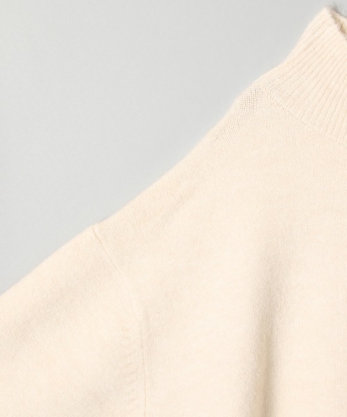 JEANASIS（ジーナシス）の「5Gカラーストレッチハイネックプルオーバー/239761（ニット/セーター・レディース・グレー/オフホワイト/ブルー/グリーン/ピンク・FREE）」の15枚目の写真