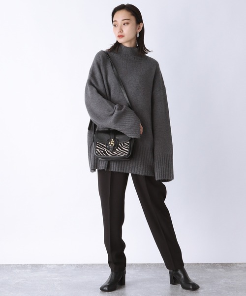 JEANASIS（ジーナシス）の「5Gカラーストレッチハイネックプルオーバー