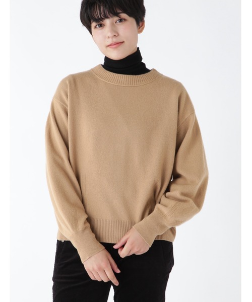 human woman（ヒューマンウーマン）の「◆ソフトタッチウールプルオーバー（ニット/セーター・レディース・ライトグリーン/グレー系その他/ホワイト/イエロー/ブルー/ベージュ/グレー・MEDIUM）」の4枚目の写真