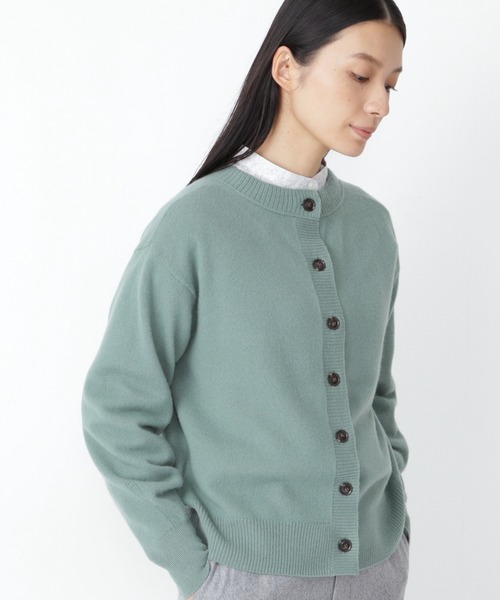 human woman（ヒューマンウーマン）の「◆ソフトタッチウールプルオーバー（ニット/セーター・レディース・ライトグリーン/グレー系その他/ホワイト/イエロー/ブルー/ベージュ/グレー・MEDIUM）」の5枚目の写真