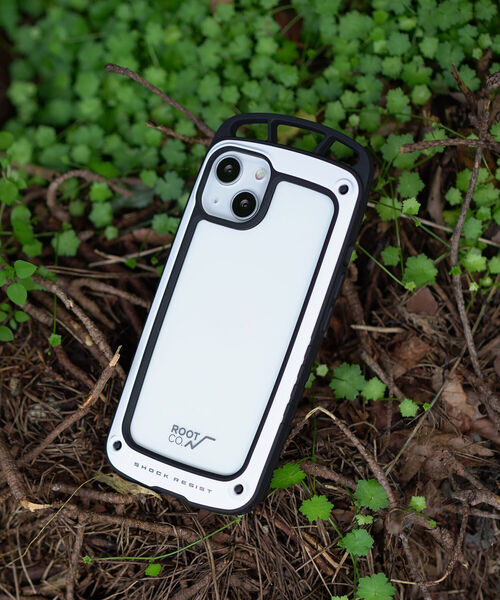 ROOT CO.（ルート）の「ROOT CO. / GRAVITY Shock Resist Case Elk. for iPhone13（スマホケース/カバー・メンズ・カーキ/ホワイト/ブラック・ONE SIZE）」の6枚目の写真