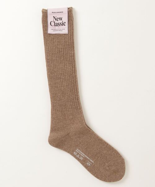 B'2nd（ビーセカンド）の「MARCOMONDE（マルコモンド）ウールルーズSOX（ソックス/靴下・レディース・アイボリー/ブラウン/グレー・1）」の3枚目の写真
