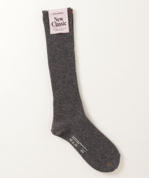 B'2nd（ビーセカンド）の「MARCOMONDE（マルコモンド）ウールルーズSOX（ソックス/靴下・レディース・アイボリー/ブラウン/グレー・1）」の2枚目の写真