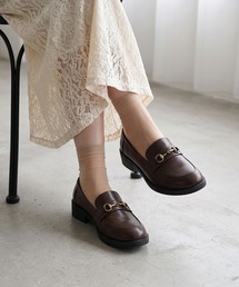 AAA+Feminine 軽量 マニッシュビットローファー