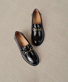 Toga Pulla AJ1230 ブラックローファー セール】【TOGA PULLA(トーガプルラ)】AJ1230/ローファー（ローファー