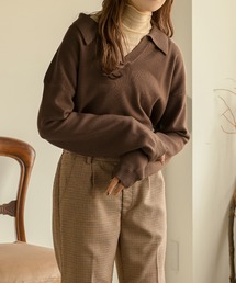 Ambre Neige | ポロニット／【WEB/EC限定商品】(ニット/セーター)