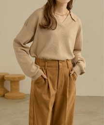 Ambre Neige | ポロニット／【WEB/EC限定商品】(ニット/セーター)