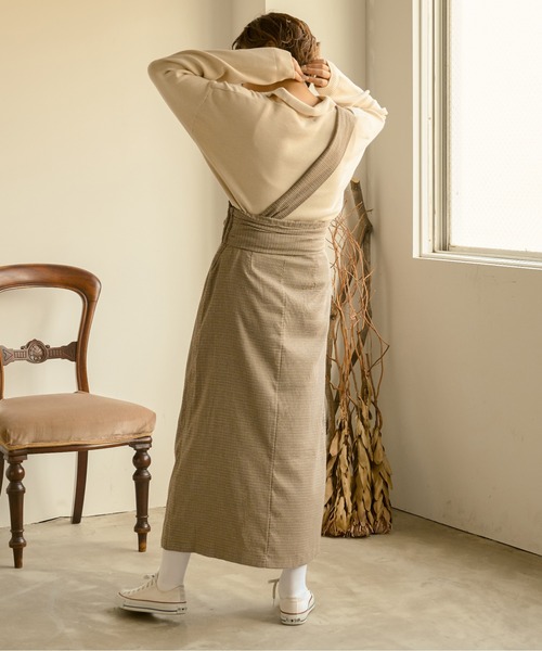 Ambre Neige（アンブルネージュ）の「ポロニット／【WEB/EC限定商品】（ニット/セーター・レディース・アイボリー/ダークブラウン・FREE）」の10枚目の写真