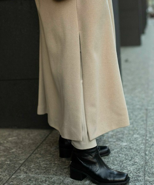 styling/(スタイリング)の「ボリュームコート(チェスターコート・レディース・ベージュ/ブラック・1/0)」の6枚目の写真