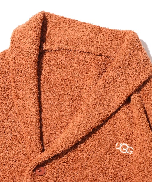 UGG(アグ)の「UGG@mos グラフィック インターシャ カーディガン / アグ グラフィック インターシャ カーディガン(カーディガン/ボレロ・レディース・ブラウン/グレー・M/L)」の7枚目の写真