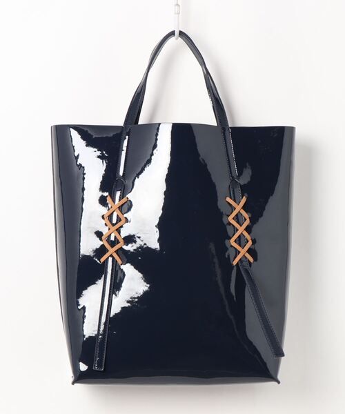 PROTCOL（プロトコル）の「PROTCOL /  PVC Bag / ピーブイシーバッグ（トートバッグ・レディース・ネイビー・FREE）」の3枚目の写真