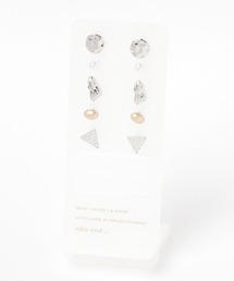 アクセサリースタンド付きピアスセットB