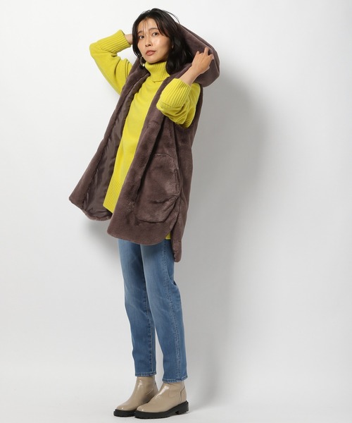 BARNYARDSTORM（バンヤードストーム）の「BARNYARDSTORM / 裏起毛デニムパンツ（デニムパンツ・レディース・オフホワイト/グレー/インディゴブルー・00/0/1/2）」の7枚目の写真