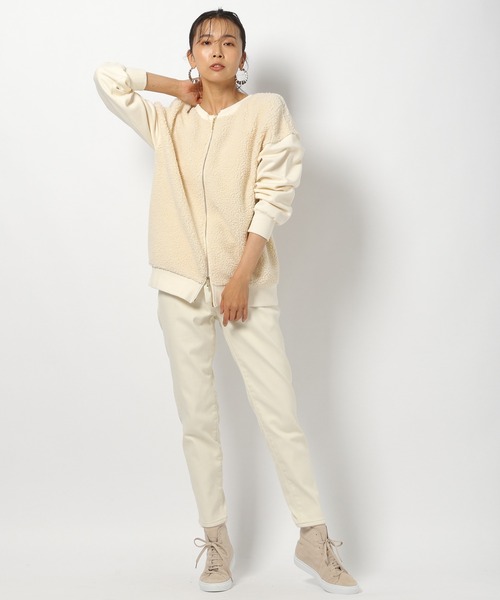 BARNYARDSTORM（バンヤードストーム）の「BARNYARDSTORM / 裏起毛デニムパンツ（デニムパンツ・レディース・オフホワイト/グレー/インディゴブルー・00/0/1/2）」の21枚目の写真