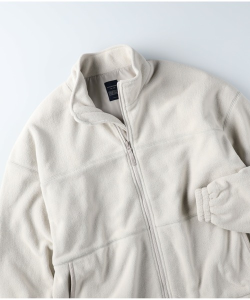 BACK NUMBER（バックナンバー）の「【BACK NUMBER】フリースジャケット（その他アウター・メンズ・ベージュ/ネイビー/オフホワイト/オリーブ/ブルー/ブラック×グレー・M/L/XL）」の2枚目の写真