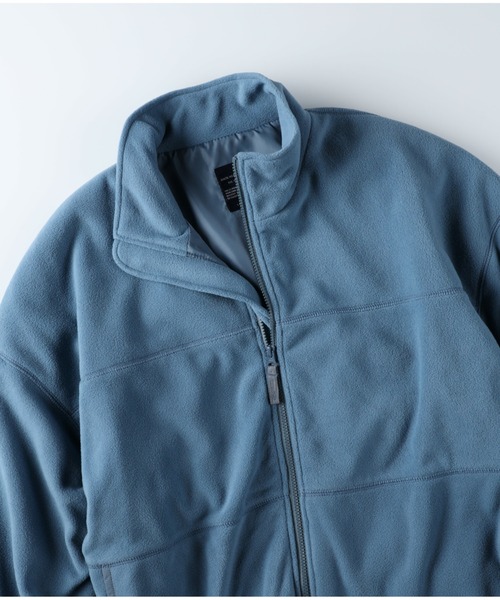 BACK NUMBER（バックナンバー）の「【BACK NUMBER】フリースジャケット（その他アウター・メンズ・ベージュ/ネイビー/オフホワイト/オリーブ/ブルー/ブラック×グレー・M/L/XL）」の6枚目の写真