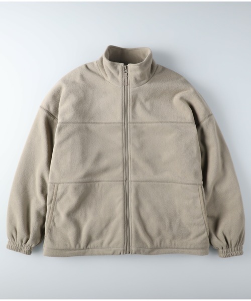 BACK NUMBER（バックナンバー）の「【BACK NUMBER】フリースジャケット（その他アウター・メンズ・ベージュ/ネイビー/オフホワイト/オリーブ/ブルー/ブラック×グレー・M/L/XL）」の20枚目の写真
