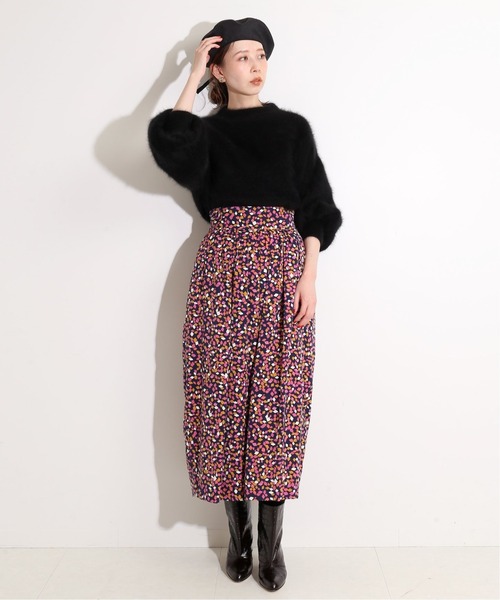 IENA LA BOUCLE（イエナラブークル）の「IENA LA BOUCLE Raccoon/Nyファーニットプルオーバー◆（ニット/セーター・レディース・ホワイト/ブラック/グレー/グリーン/ブルー・FREE）」の6枚目の写真