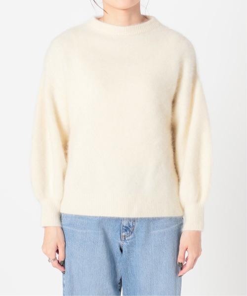 IENA LA BOUCLE（イエナラブークル）の「IENA LA BOUCLE Raccoon/Nyファーニットプルオーバー◆（ニット/セーター・レディース・ホワイト/ブラック/グレー/グリーン/ブルー・FREE）」の11枚目の写真