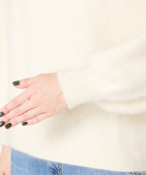 IENA LA BOUCLE（イエナラブークル）の「IENA LA BOUCLE Raccoon/Nyファーニットプルオーバー◆（ニット/セーター・レディース・ホワイト/ブラック/グレー/グリーン/ブルー・FREE）」の17枚目の写真