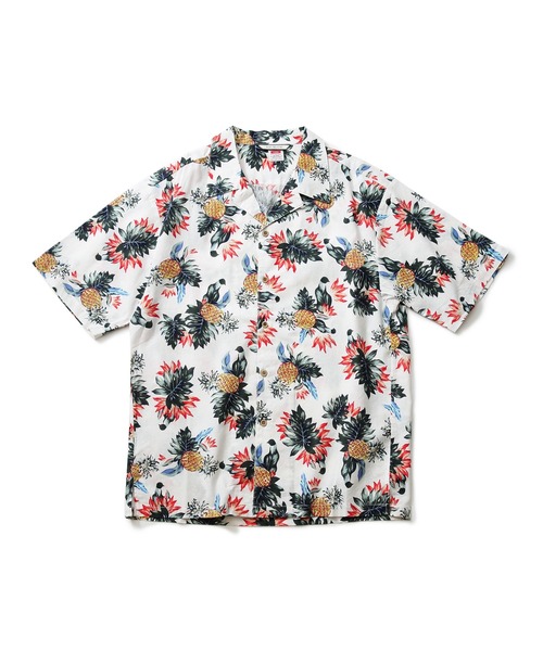 roial（ロイアル）の「SS SHIRT/ROIAL(ロイアル）半袖総柄シャツ（シャツ/ブラウス・メンズ・ネイビー/ホワイト系その他/ブルー系その他/ホワイト系その他2/ブルー系その他2・MEDIUM/LARGE/X-LARGE）」の3枚目の写真