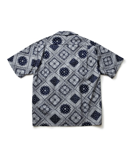 roial（ロイアル）の「SS SHIRT/ROIAL(ロイアル）半袖総柄シャツ（シャツ/ブラウス・メンズ・ネイビー/ホワイト系その他/ブルー系その他/ホワイト系その他2/ブルー系その他2・MEDIUM/LARGE/X-LARGE）」の8枚目の写真