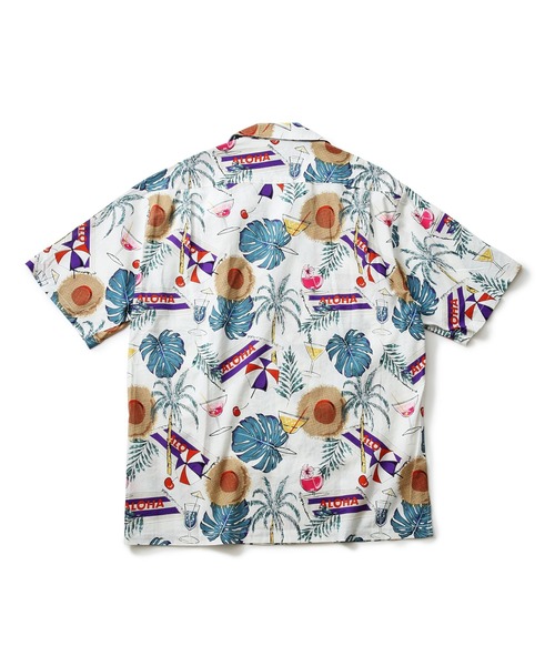roial（ロイアル）の「SS SHIRT/ROIAL(ロイアル）半袖総柄シャツ（シャツ/ブラウス・メンズ・ネイビー/ホワイト系その他/ブルー系その他/ホワイト系その他2/ブルー系その他2・MEDIUM/LARGE/X-LARGE）」の16枚目の写真