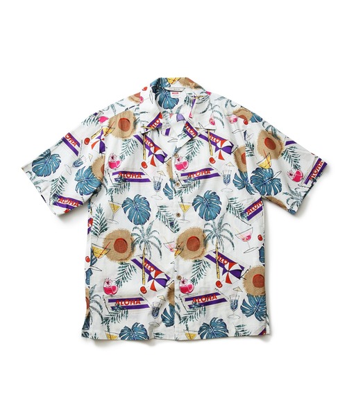 roial（ロイアル）の「SS SHIRT/ROIAL(ロイアル）半袖総柄シャツ（シャツ/ブラウス・メンズ・ネイビー/ホワイト系その他/ブルー系その他/ホワイト系その他2/ブルー系その他2・MEDIUM/LARGE/X-LARGE）」の17枚目の写真