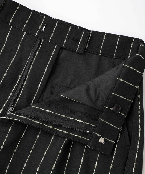 X-girl（エックスガール）の「BARBED WIRE PINSTRIPE PANTS（その他パンツ・レディース・ライトブルー/ブラック・S/M/XS）」の12枚目の写真