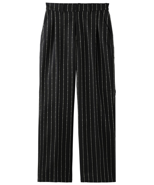 X-girl（エックスガール）の「BARBED WIRE PINSTRIPE PANTS（その他パンツ・レディース・ライトブルー/ブラック・S/M/XS）」の17枚目の写真