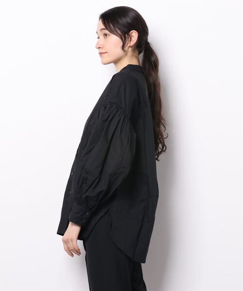 STYLEBLOCK（スタイルブロック）の「ブロードボリュームスリーブブラウス（シャツ/ブラウス・レディース・ホワイト/ブルー/ブラック/ホワイト系その他/ピンク・M）」の7枚目の写真