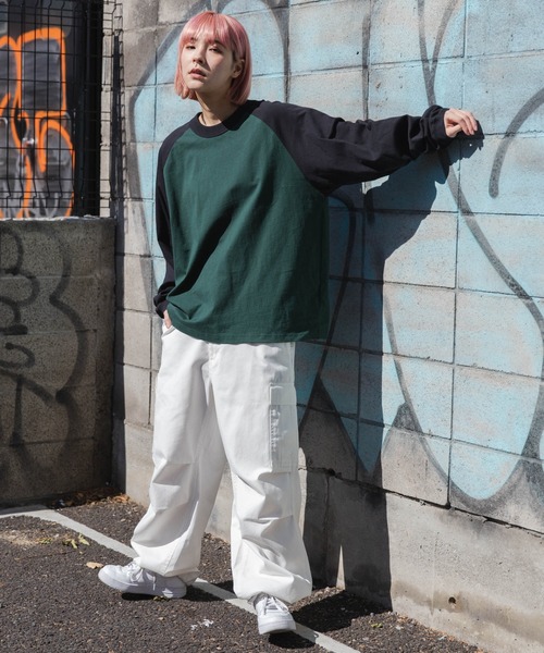 WEGO（ウィゴー）の「WEGO/ラグランBIGロンT（Tシャツ/カットソー