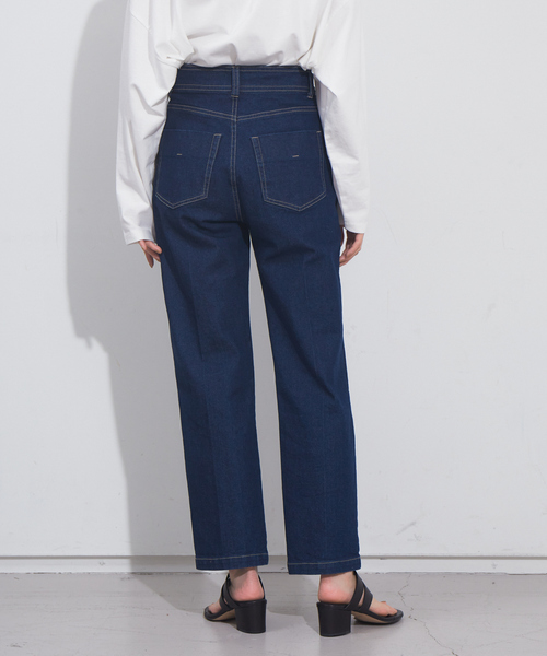 NOMINE（ノミネ）の「ピンタックデニムパンツ（デニムパンツ・レディース・ベージュ/インディゴブルー/アイボリー・X-SMALL/S/M）」の11枚目の写真