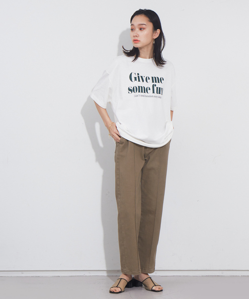 NOMINE（ノミネ）の「ピンタックデニムパンツ（デニムパンツ・レディース・ベージュ/インディゴブルー/アイボリー・X-SMALL/S/M）」の20枚目の写真