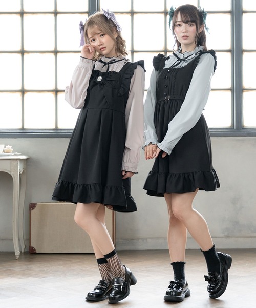 DearMyLove（ディアマイラブ）の「シルバージップローファー（ローファー・レディース・ブラック・22.5cm/23cm/23.5cm/24cm/24.5cm）」の6枚目の写真