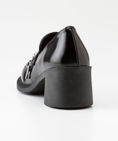 DearMyLove（ディアマイラブ）の「シルバージップローファー（ローファー・レディース・ブラック・22.5cm/23cm/23.5cm/24cm/24.5cm）」の8枚目の写真